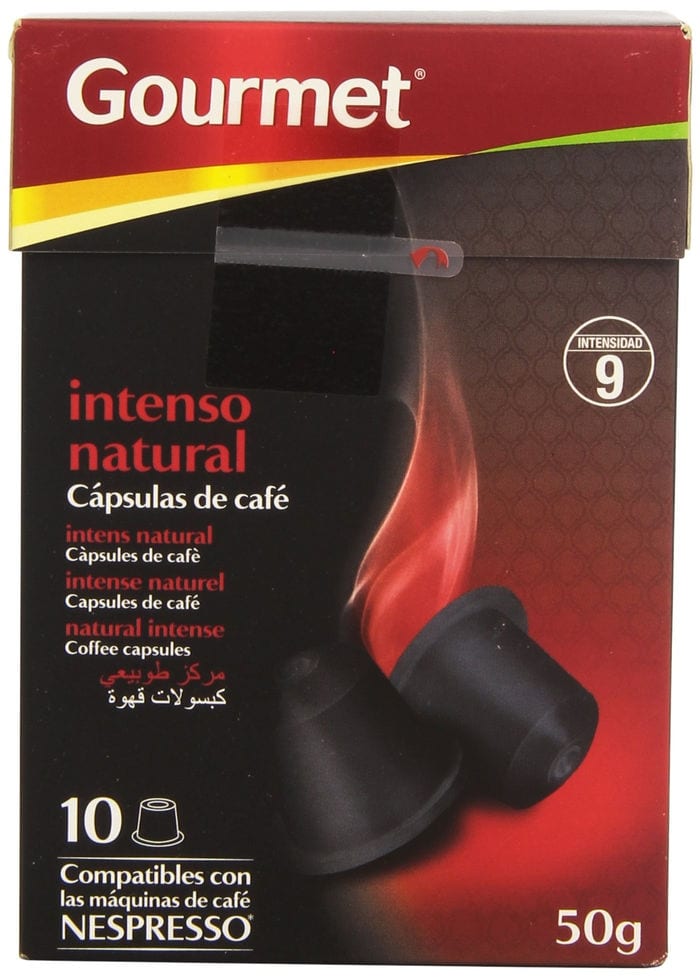 Dónde comprar las capsulas de café Nespresso más baratas: Gourmet - Capsulas de café - Intenso natural - 10 capsulas