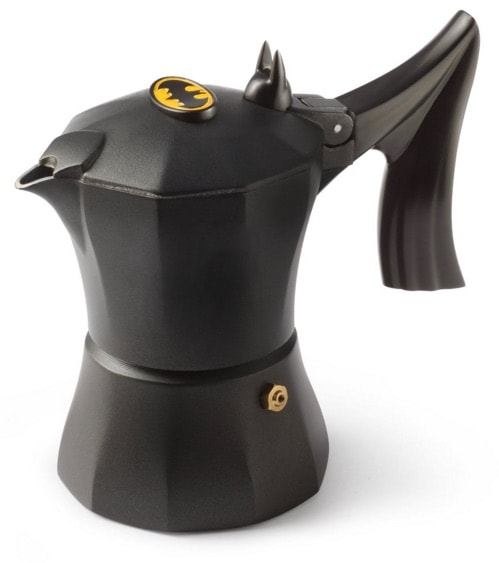 Batman The Dark Knight Italian Espresso Coffee Pot - ¿La cafetera de Batman?