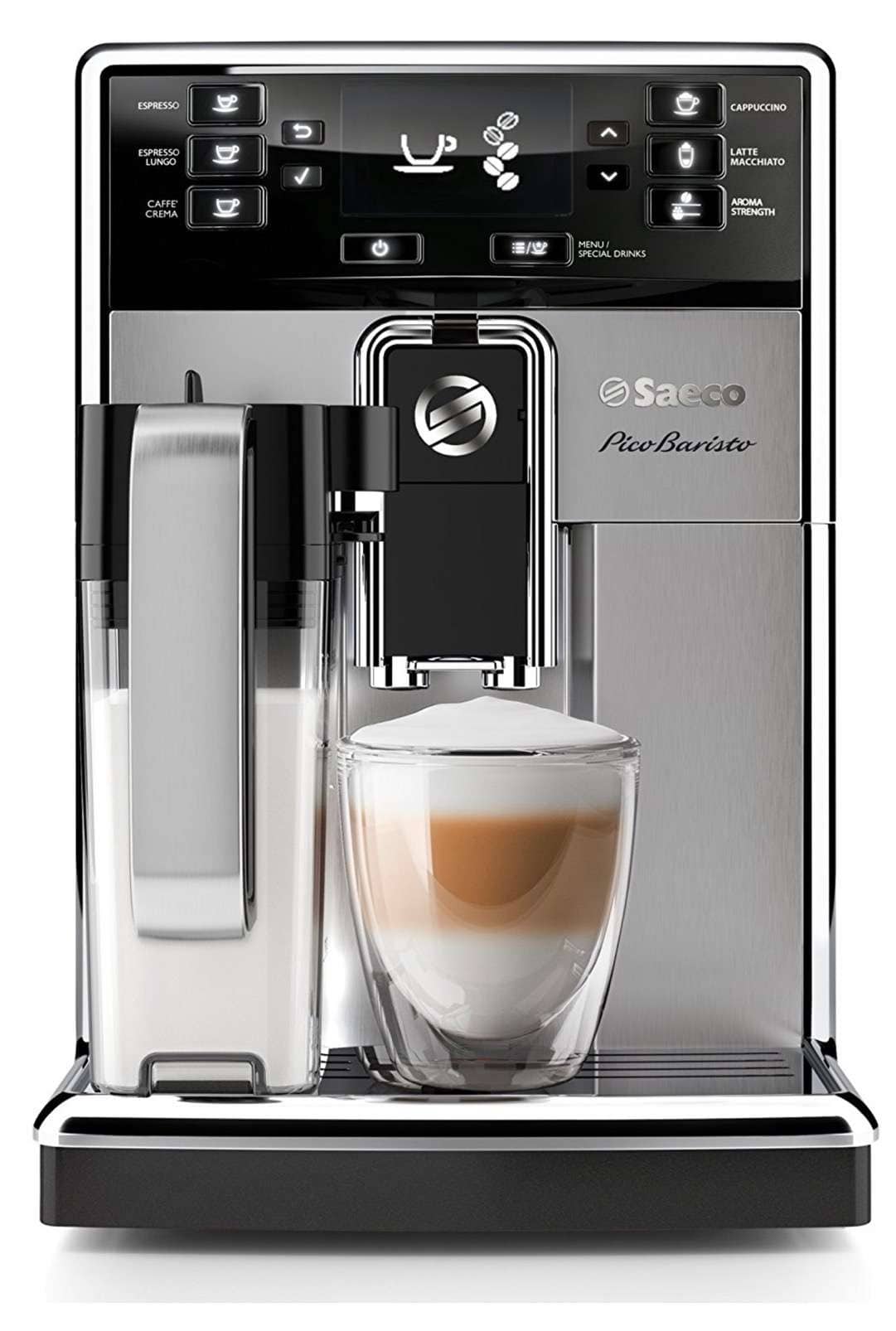 Saeco Pico Baristo HD8927/01 - Máquina de café espresso automática con jarra de leche