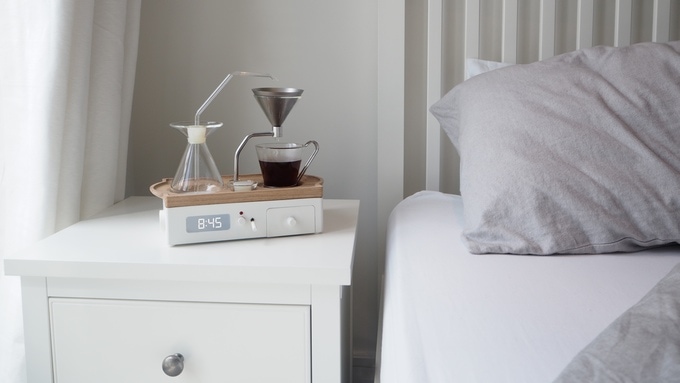 The Barisieur: Designer Coffee & Tea Alarm Clock