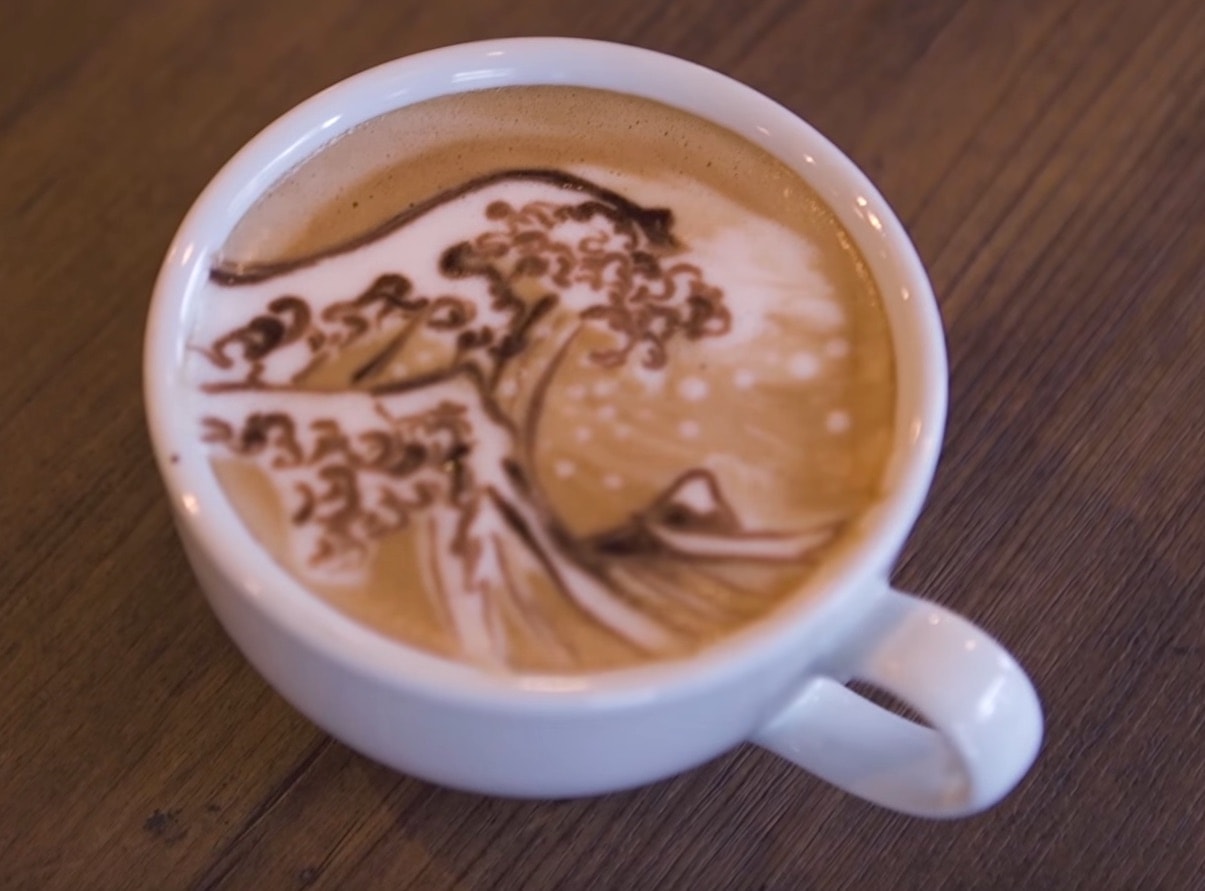 Café Latte Art en Japón: no te vas a creer lo que hacen con el café