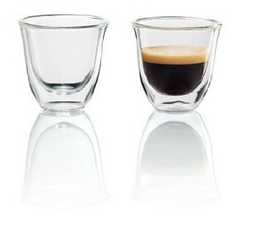 Delonghi 5513214591 - Juego de vasos para espresso (2 unidades)