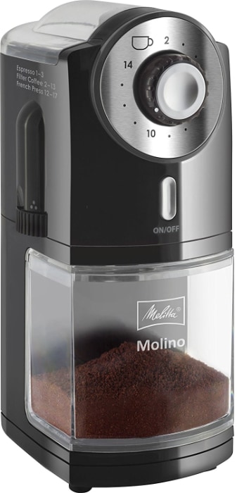 Mejor molinillo de café por menos de 50 euros: Melitta Molinillo de café eléctrico