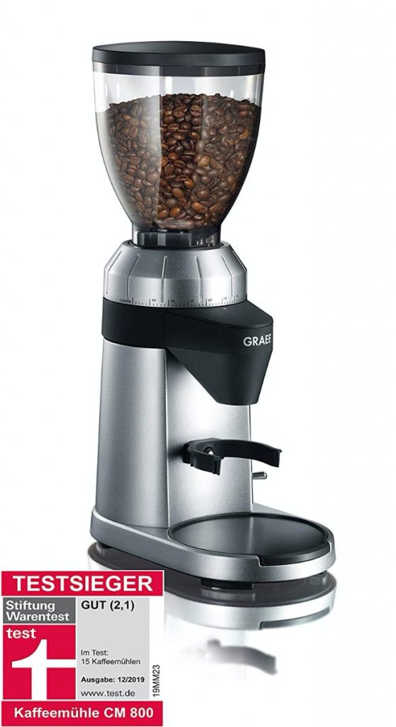 El mejor molinillo de café eléctrico para tu casa: Graef CM800 de 128 W