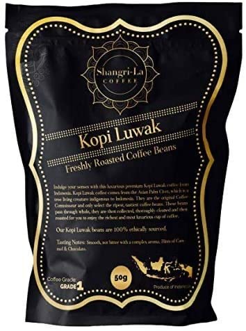 Shangri-la Coffee - Molido de café Kopi Luwak Salvaje
