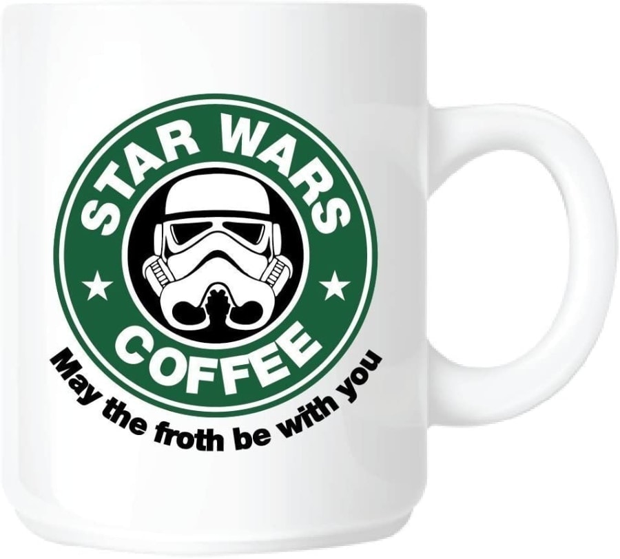 Taza con diseño de Star Wars con el Logotipo de Starbucks Coffee