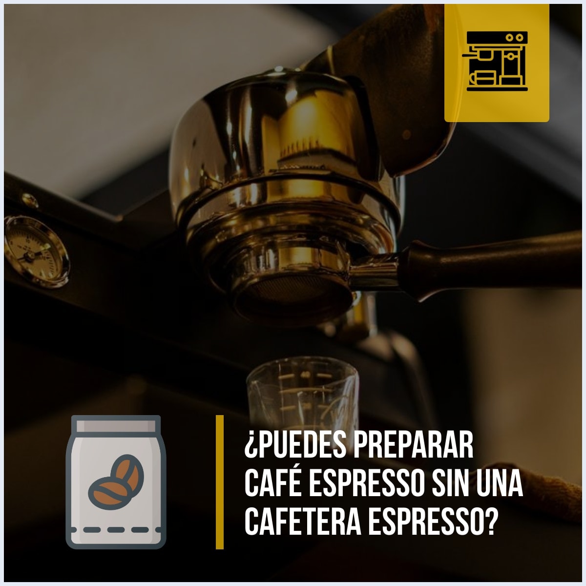 ¿Puedes preparar café espresso sin una cafetera espresso?