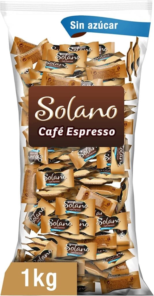 Caramelo Cremoso Sabor Café y sin azúcar de Solano (1 kg)