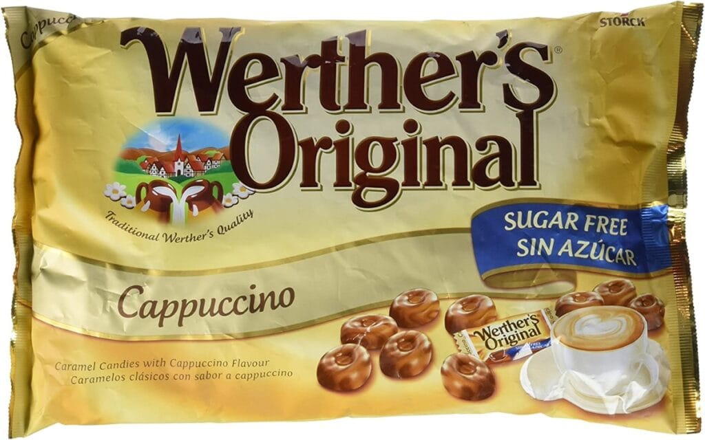 Werther's Original: Caramelos de crema de café sin azúcar (1 kg)